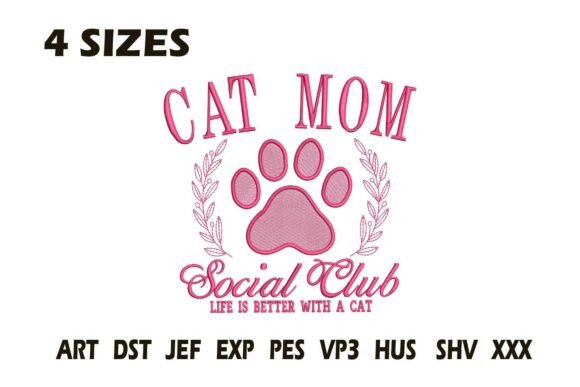 Cat Mom Social Club Embroidery Review