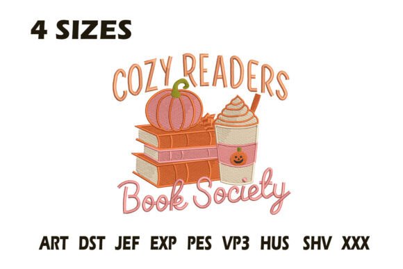 Cozy Readers Book Society Embroidery Des Review