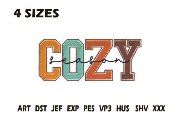 Cozy Season Varsity Fall Embroidery Desi Review