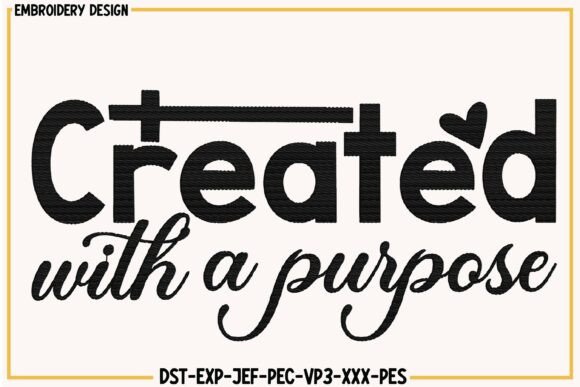 Created with a Purpose Embroidery Design Review