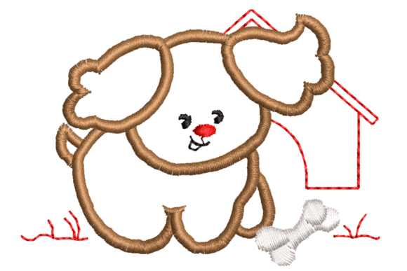 Cute Cartoon Dog Embroidery Design Review