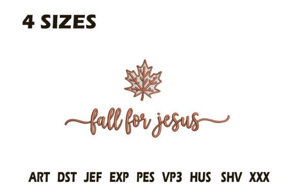 Fall for Jesus Autumn Leaf Embroidery Review