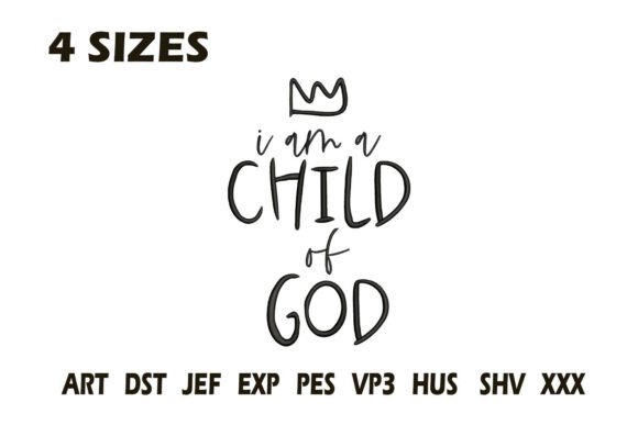 I Am a Child of God Embroidery File Review