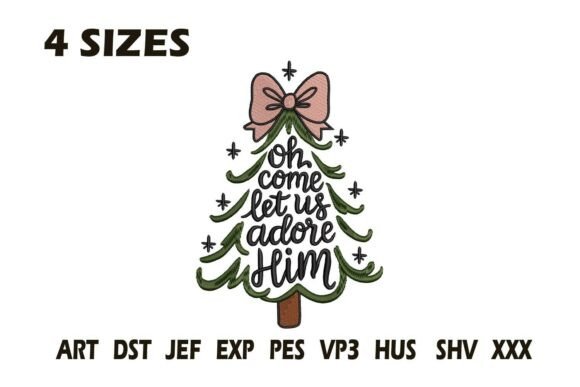 Oh Come Let Us Adore Him Embroidery Review