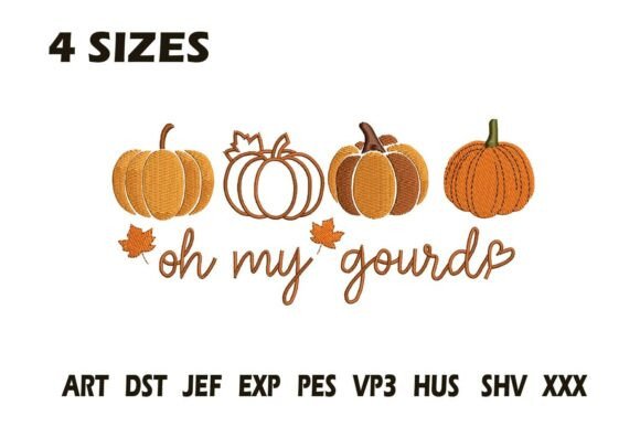 Oh My Gourds Embroidery Design Review