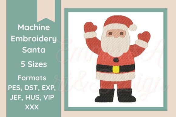 Santa Claus Machine Embroidery Design Review
