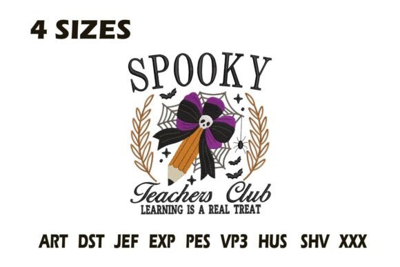 Spooky Teachers Club Embroidery Review