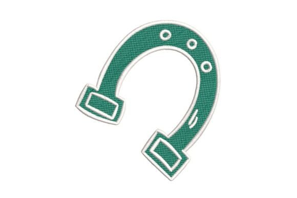 Teal Green Horseshoe Embroidery Design Review